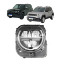 Farol Full Led Jeep Renegade 2022 A 2026 Esquerdo Com Reator Esquerdo/motorista
