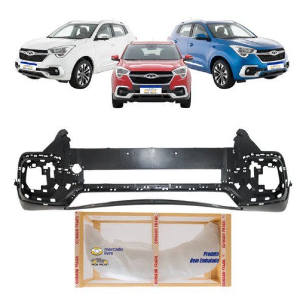Parachoque Spoiler Dianteiro Chery Tiggo 5x 2019 2020 Novo Preto