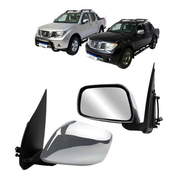 Retrovisor Direito Elétrico Cromado Frontier 2008 A 2016  Direito/passageiro Retrovisor Direito Elétrico Cromado Frontier 2008 A 2016  Direito/passageiro