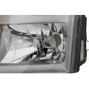 Farol Cromado Elétrico Ford Transit 2009 2010 A 2014 Novo Esquerdo/motorista