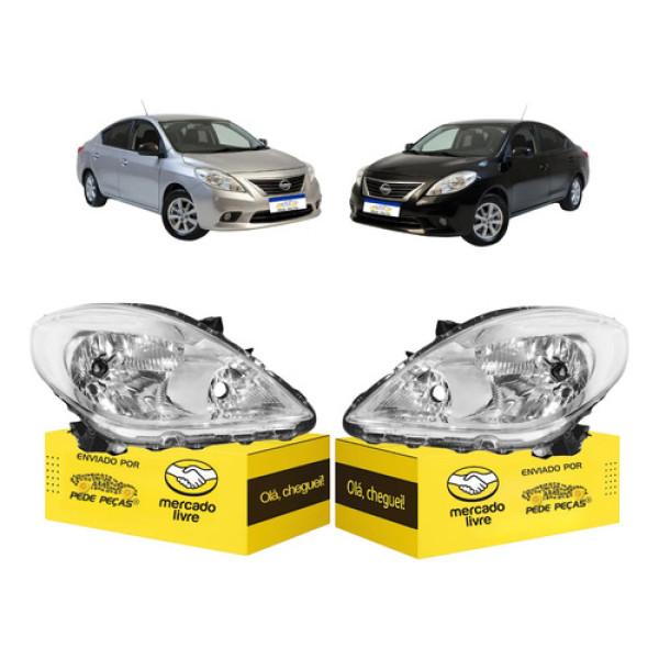 Par Sinaleira Nissan Versa 2011 2012 2013 2014 Ambos Lados