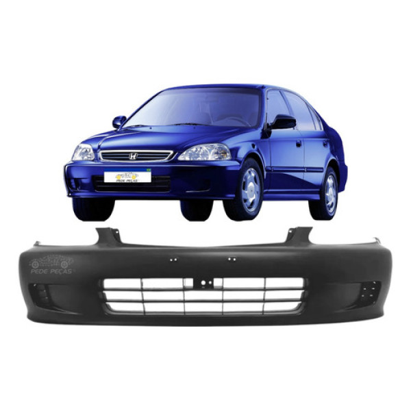 Para-choque Dianteiro Honda Civic 1999 2000 Novo