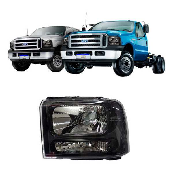Farol F250 F350 F4000 1998 1999 2000 2001 2002 A 19 Novo Le