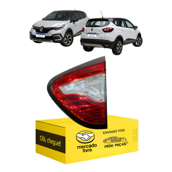 Lanterna Tampa Captur 2017 2018 2019 2020 2021 Direito Direito/passageiro Vermelho