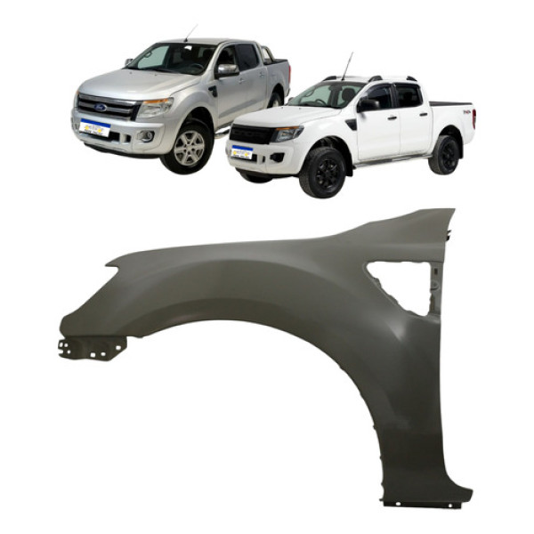 Paralama Dianteiro Ford Ranger 2013 A 2016 C/furo Moldura
