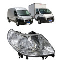 Farol Elétrico Cromado Fiat Ducato 2018 A 2021 Com Motor - Direito/passageiro