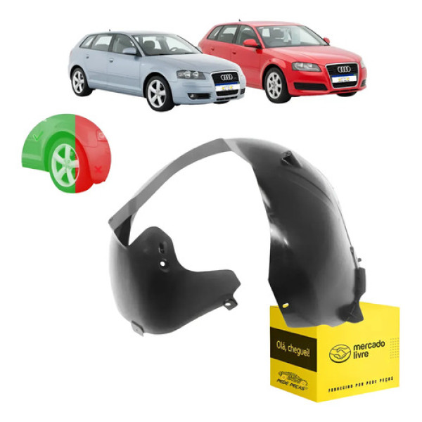 Parabarro Dianteiro Posterior Audi A3 2007 08 09 A 2012 L.d