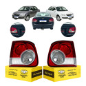 Par Sinaleira Traseira Tampa Gm Classic 2010 11 12 13 A 2016 Ambos Lados