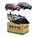 Farol Mitsubishi Outlander Foco Duplo 2007 2008 2009 Ld Direito/passageiro
