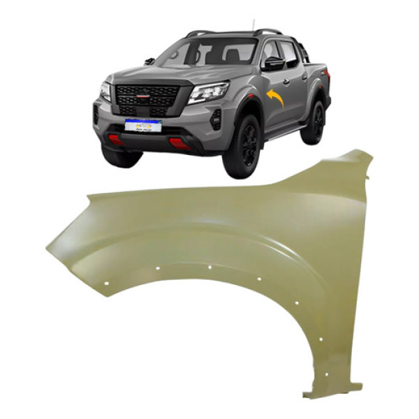Paralama Nissan Frontier Pro-4x 2022 A 2025 Novo Esquerdo