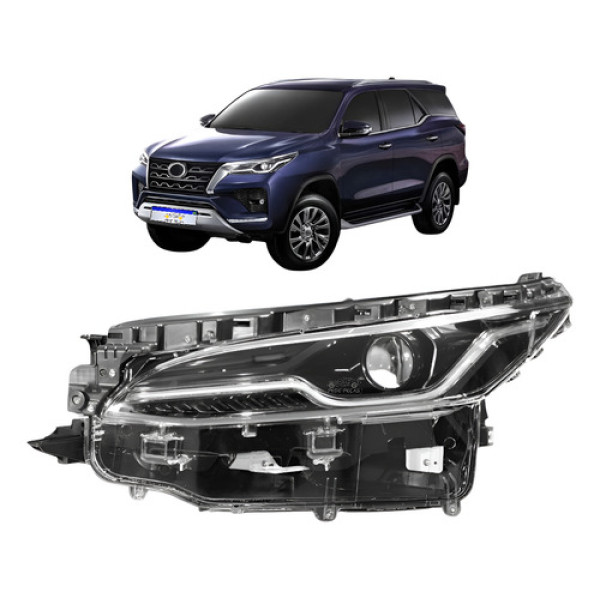 Farol Toyota Hilux Sw4 Srx Platinum Full Led 2021 A 2025 Le - Esquerdo/motorista