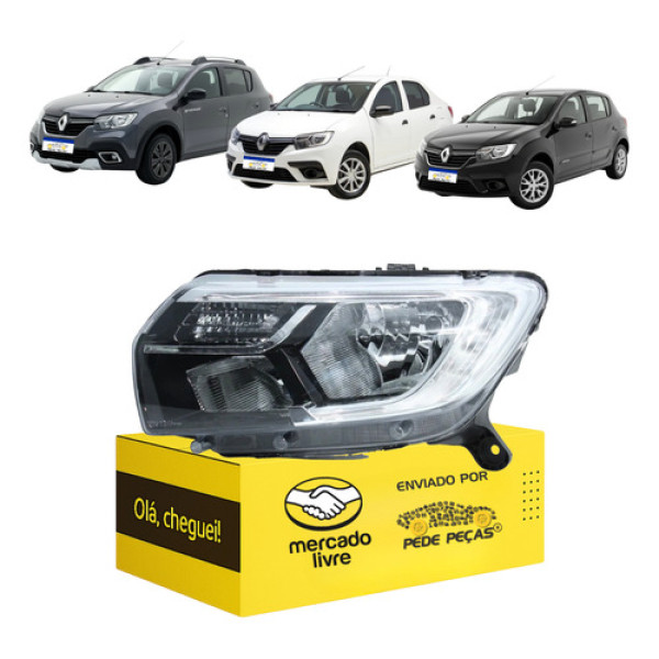 Sinaleira Sandero Stepway 2020 21 22 23 2024 2025 C/led L.e Esquerdo/motorista