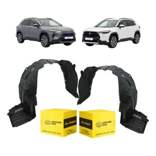 Par Parabarro Dianteiro Toyota Corolla Cross 2021 A 2026