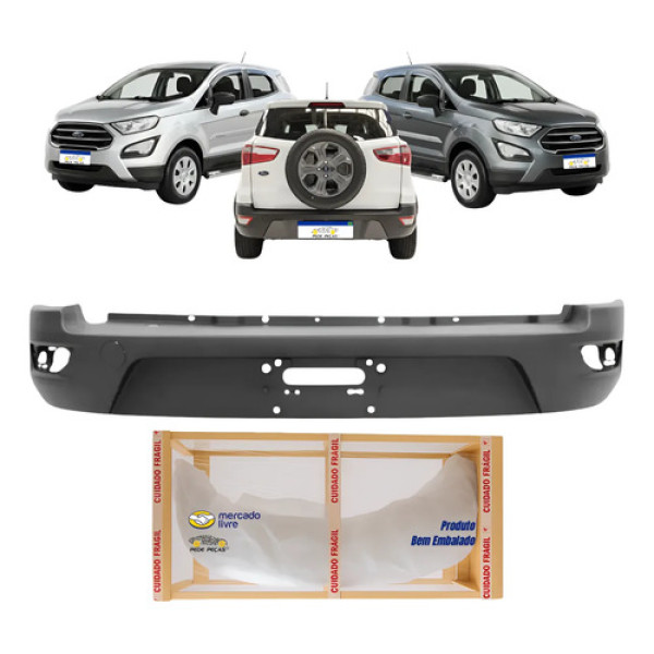 Parachoque Traseiro Ford Ecosport 2018 2019 2020 2021