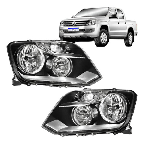 Farol Vw Amarok 2010 2011 2012 2013 2014 2015 2016 Novo