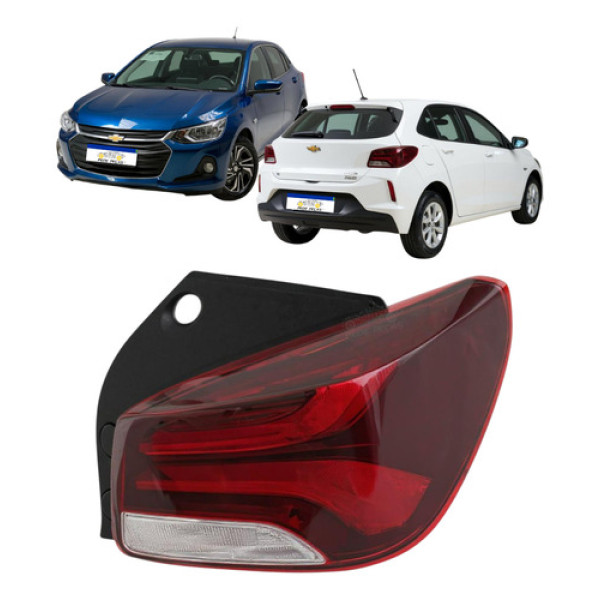 Lanterna Direita Chevrolet Ônix S/led 2021 2022 A 2025 Direito/passageiro Vermelho
