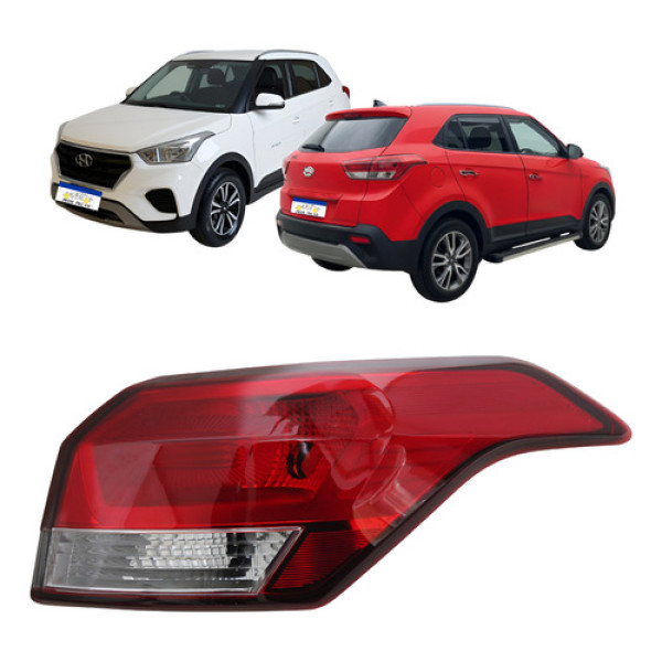 Sinaleira Direita Hyundai Creta 2017 A 2019 Lanterna Canto Direito/passageiro Vermelho