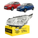 Farol Peugeot 208 2012 2013 2014 2015 2016 Cromado Novo
