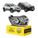 Farol Direito Renault Duster 2021 22 23 2024 C/led C/reator Direito/passageiro