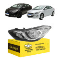 Farol Esquerdo Elantra Gls 2011 2012 2013 14 15 2016 Manual Esquerdo/motorista