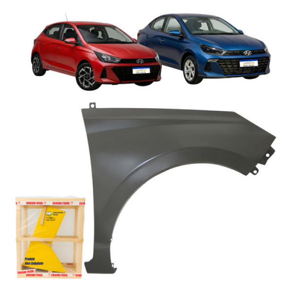 Paralama Hb20 Hatch Sedan 2023 2024 2025 2026 Novo L.d