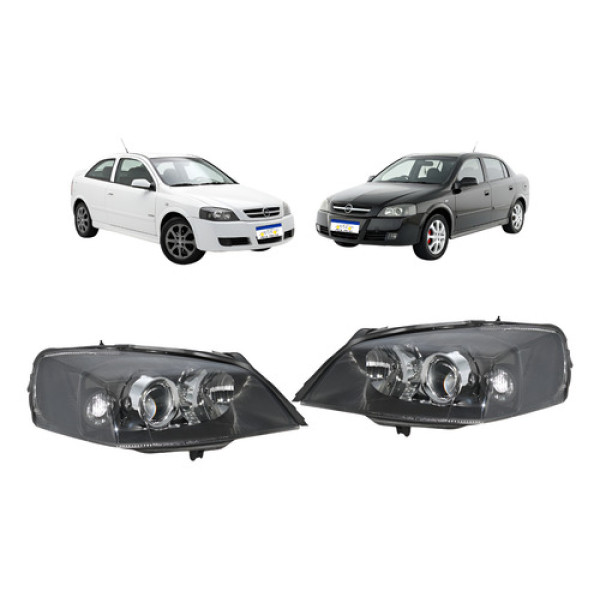 Par Farol Astra Mascara Negra 2006 2007 2008 2009 2010 2011 - Direito