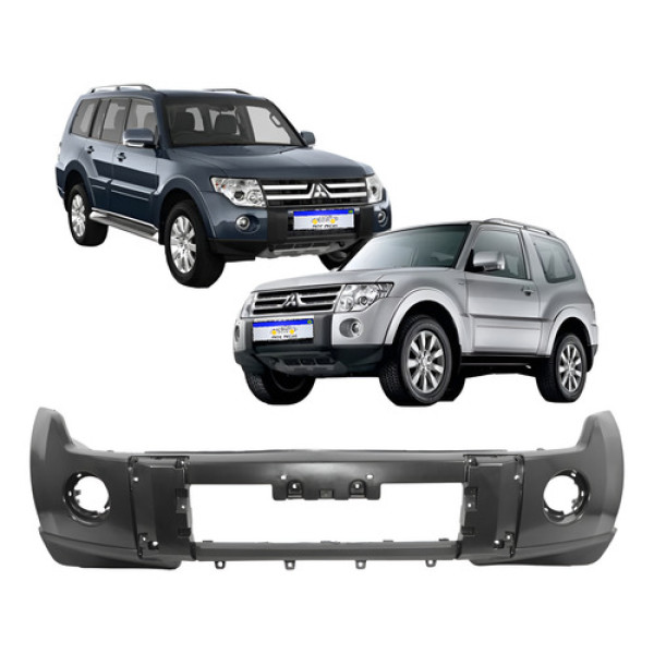 Parachoque Dianteiro Pajero Full 2008 2009 2010 2011 Novo Preto