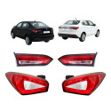 Jogo Lanterna Canto Tampa Fiat Cronos 2018 A 2025 C/led Novo Ambos Lados Vermelho