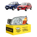 Farol Ford Fiesta Courier 2000 01 02 03 A 10 11 12 2013 Le Esquerdo/motorista