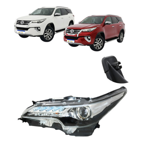 Farol Toyota Sw4 Srx 2016 2017 18 19 2020 Avariado L.e Esquerdo/motorista
