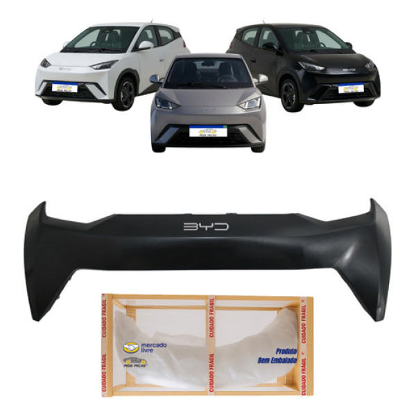 Parachoque Byd Dolphin Mini 2024 2025 2026 Gs Ev Preto