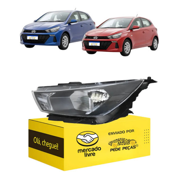 Farol Sinaleira Hb20 2024 2025 2026 Elétrico Le Novo Esquerdo/motorista