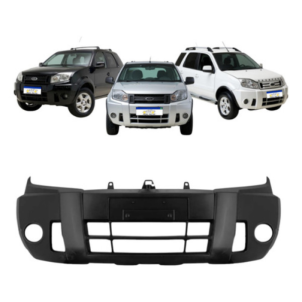 Parachoque Dianteiro Ford Ecosport 2008 A 2012 Com Furo 