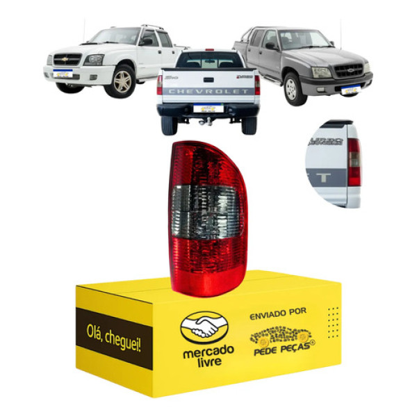 Sinaleira Traseira Chevrolet  S10 2001 02 03 04 A 07 2008 Ld Direito/passageiro