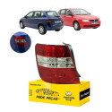 Sinaleira Traseira Fiat Stilo 2002 03 04 05 06 2007 Le Esquerdo/motorista Vermelho Cristal