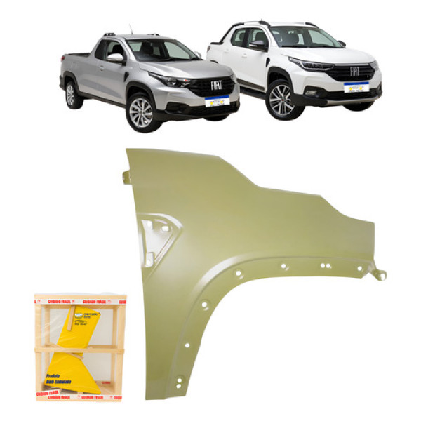 Paralama Fiat Strada 2020 2021 2022 2023 2024 2025 Novo Ld