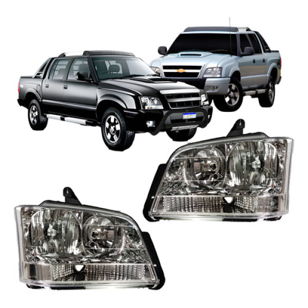Farol S10 Blazer 2001 2002 2003 2004 2005 2006 2007 A 2011