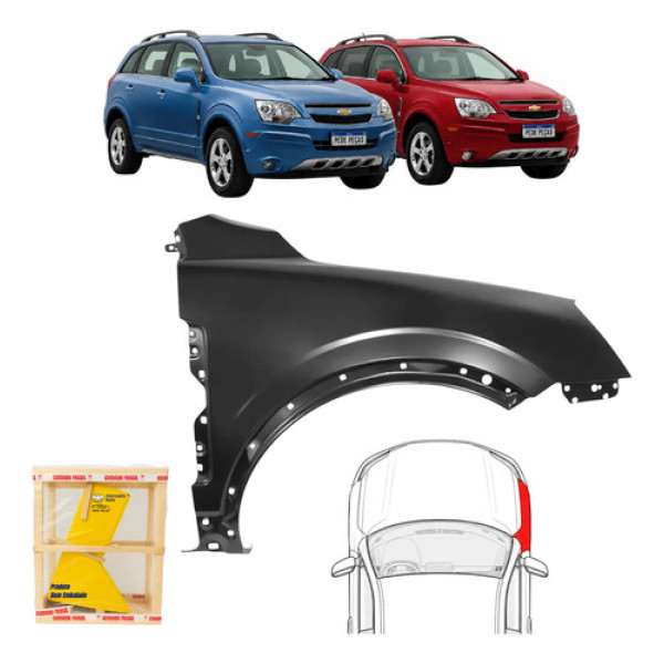 Paralama Captiva 2008 A 2017 Sport Chevrolet Ld