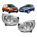 Farol Nissan March Sv 2011 A 2014 Cromado