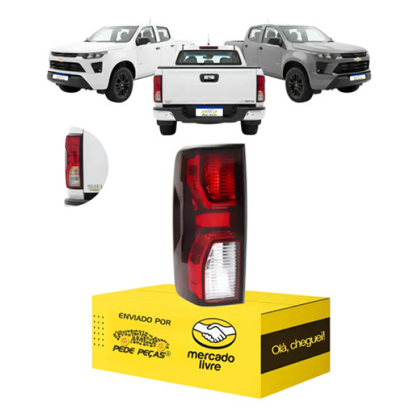 Lanterna Sinaleira Chevrolet S10 Wt 2025 2026 Sem Led Le Esquerdo/motorista Vermelho