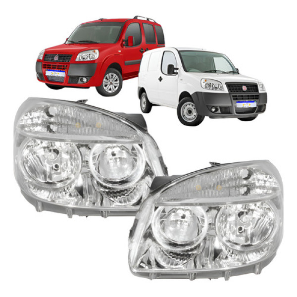 Farol Fiat Doblo 2010 2011 2012 2013 2014 2015 2016 A 2021