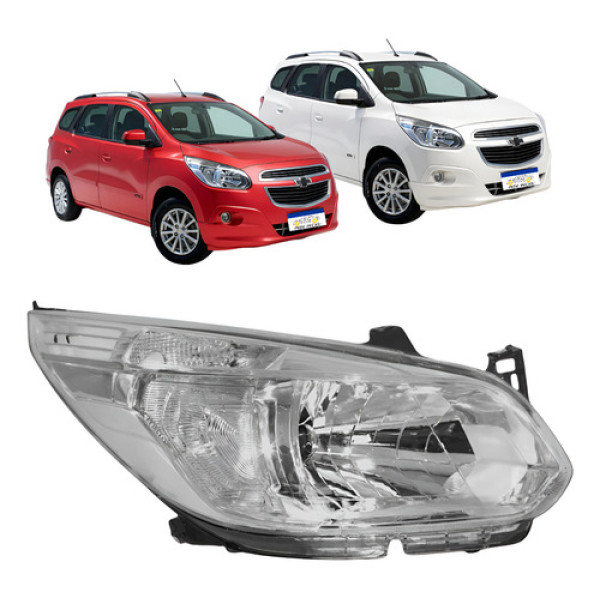 Farol Dianteiro Direito Chevrolet Spin 2012 2013 A 2018