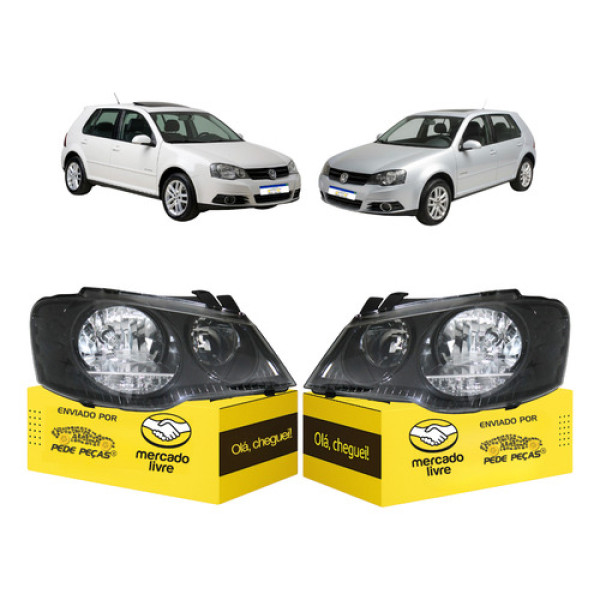 Par Farol Golf 2008 2009 2010 2011 2012 2013 M/negra Ambos Lados