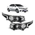 Farol Toyota Corolla 2015 2016 2017 Dianteiro Novo Par Direito