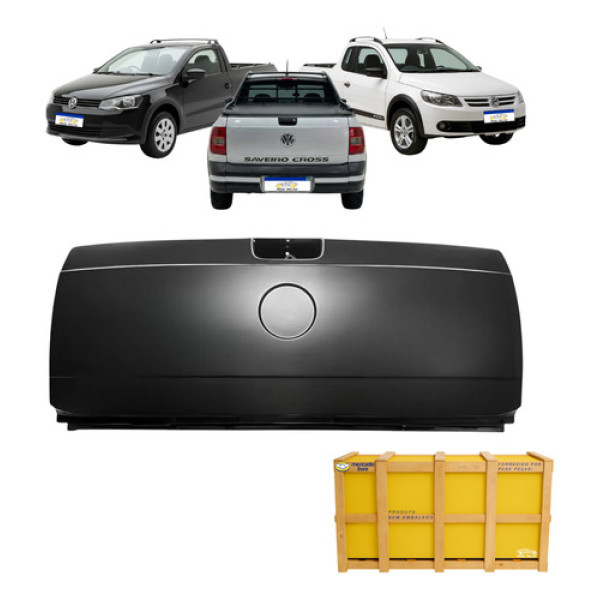 Tampa Caçamba Saveiro G5 G6 2009 10 11 12 13 14 2015 2016 Preto