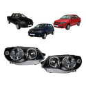 Farol Mascara Negra Fiat Palio Strada Siena 2004 A 2017 Par 