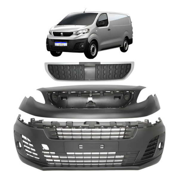 Kit Parachoque C/grade Expert 2018 2019 2020 2021 2022 23 24 - Preto