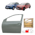 Porta Dianteira Vw Polo Track 2017 18 19 20 21 22 A 2026 Le Dianteira Esquerdo Cinza Para Pintura