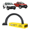 Moldura Paralama Fiat Strada Working 2014 A 2020 Ld Preto