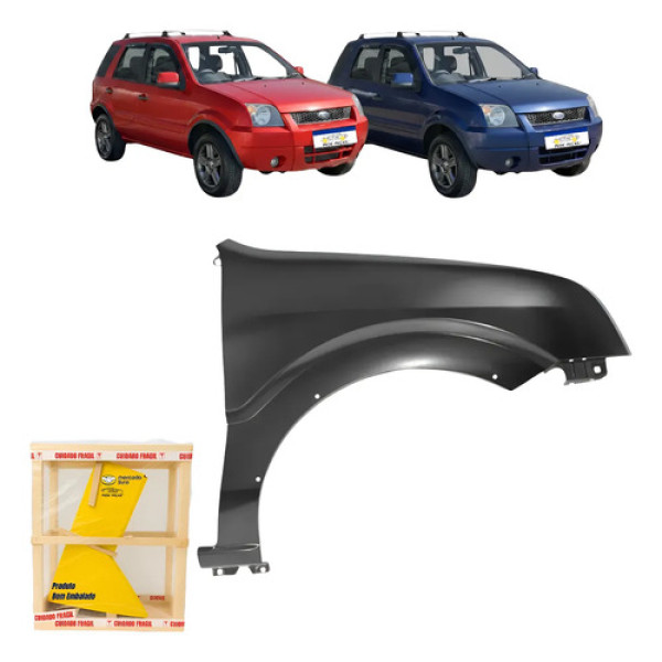 Paralama Ford Ecosport 2003 2007 Xlt 4wd Novo Ld